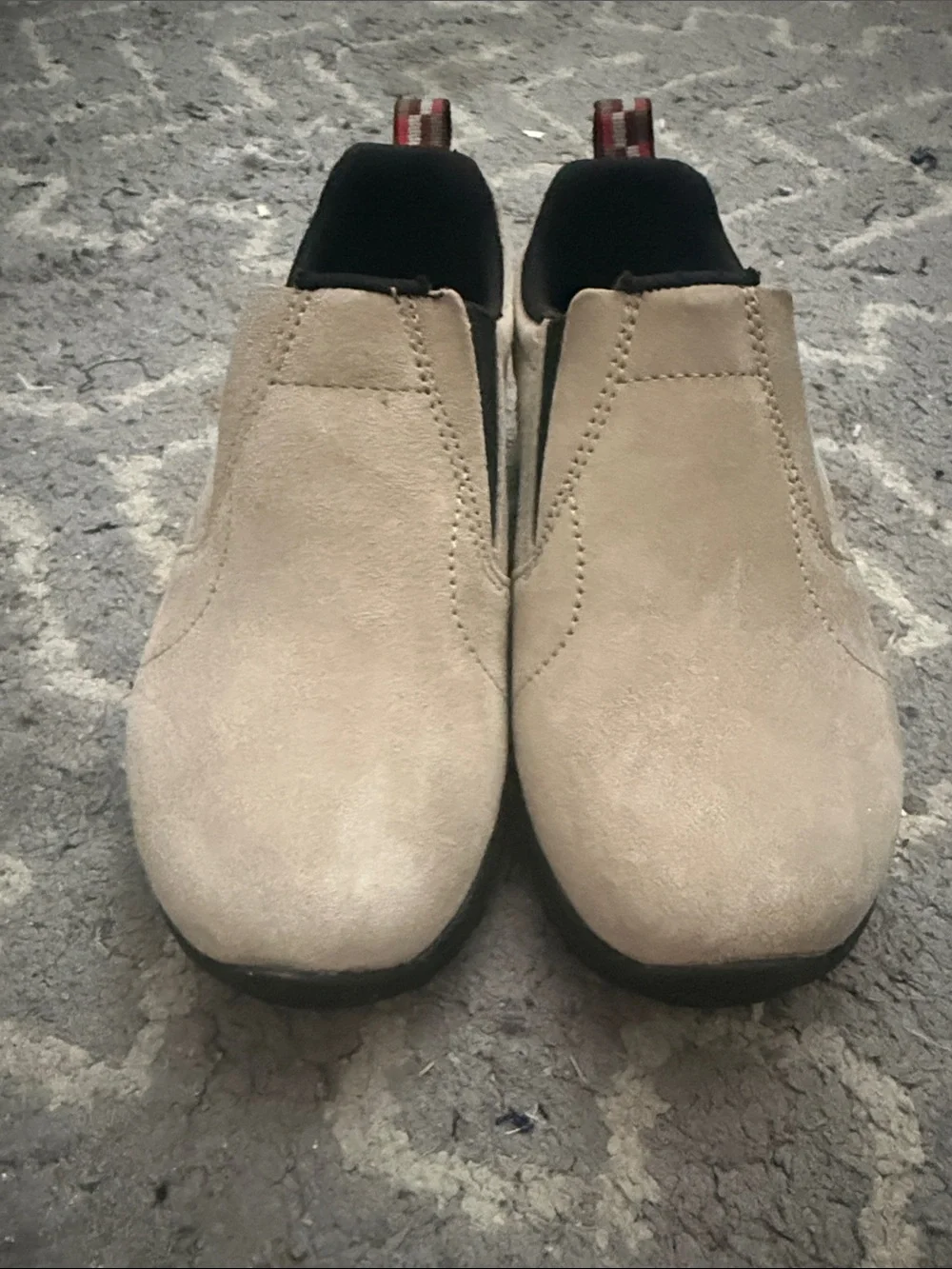 Merrell boys Slide-On Suede Casual Shoes in Light Taupe